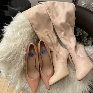 Set : Mocassins + Cuissarde Boots